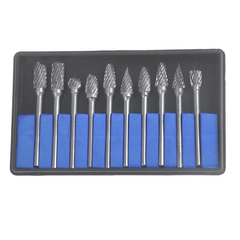 20pcs 1//8/" 3mm Tungsten Carbide Burr Cutter Rotary Point Bit Set CNC Engrave CED