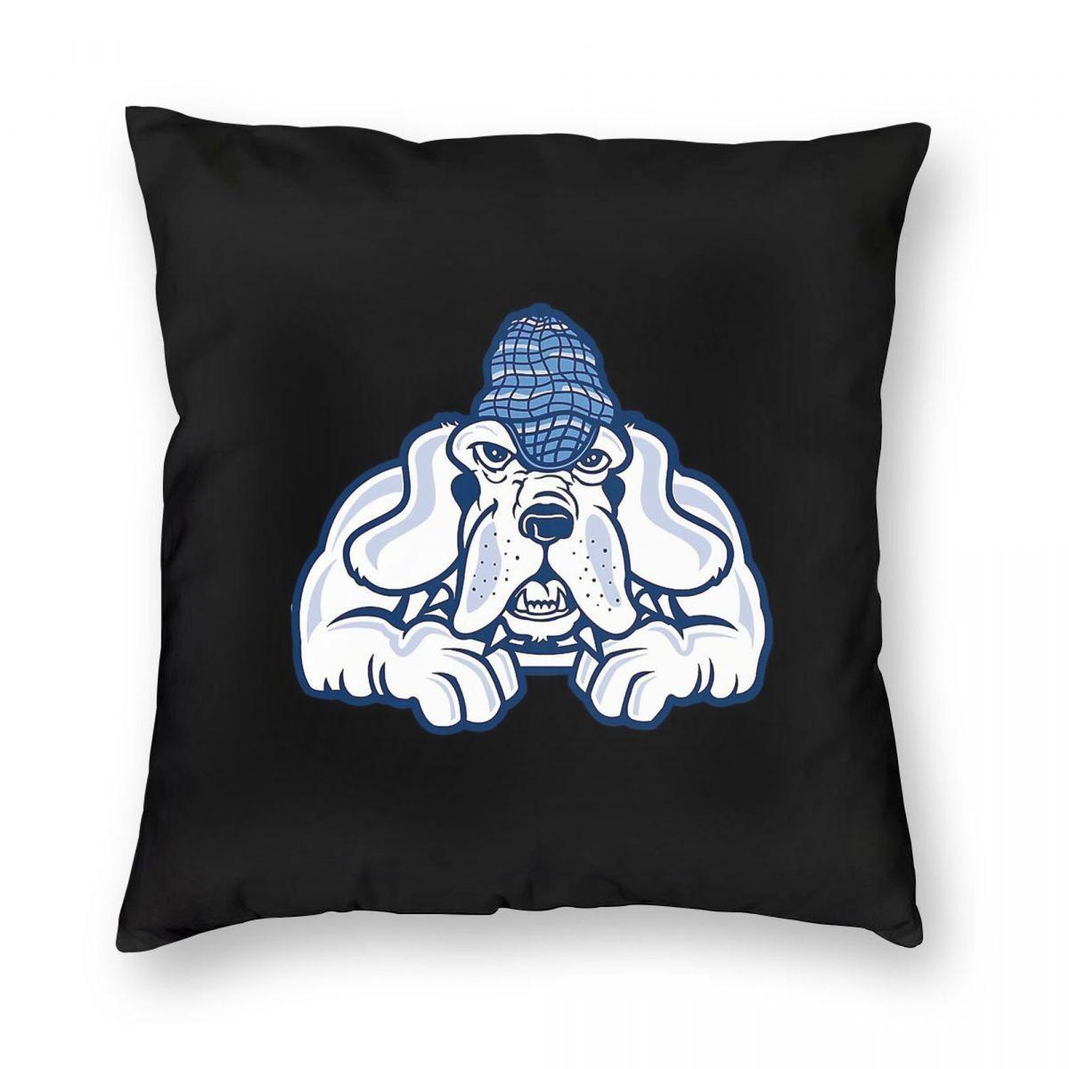 John Jay Bloodhounds Pillowcase Polyester Linen Velvet Printed Zip Decorative Throw Pillow Case Car Cushion Cover Peach skin 18*18(CM)-1Pcs