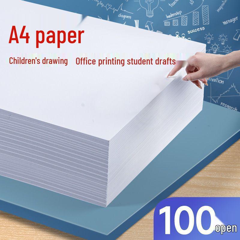 Papier A4 Gładki Biały do Druku i Ksero, 70g/80g do Biura, na Uczelnię, do Rękopisów i Rysowania