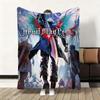 D-Devil M-May Cry-S Throw Flannel Fluffy Soft Blanket Warm Skin-Friendly Throw For Sofa Bed Office Nap Winter