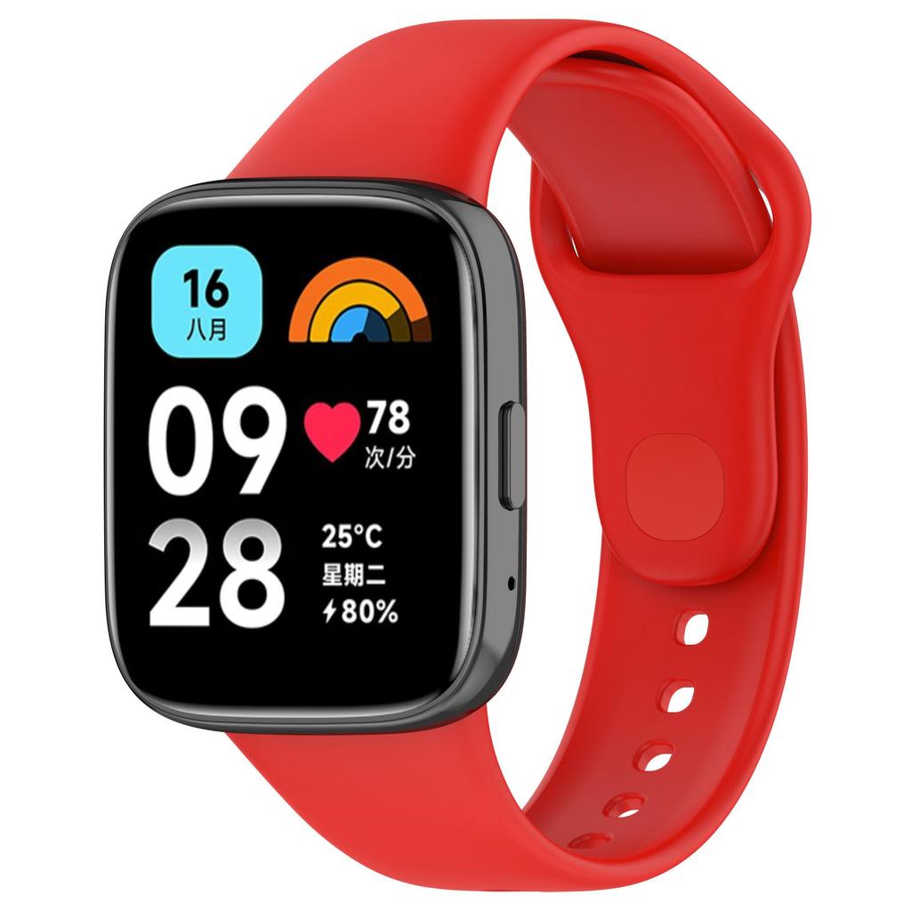 Miękki Oficjalny Silikonowy Pasek Do Xiaomi Redmi Watch 3 Active Sportowa Bransoletka Opaska Na Nadgarstek Dla Redmi Watch 3 Lite/Active Pasek
