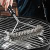 Stainless Steel Non Stick Barbecue Brush, Barbecue Grill Cleaning Tool, Household Outdoor Barbecue Special Accessory Brush