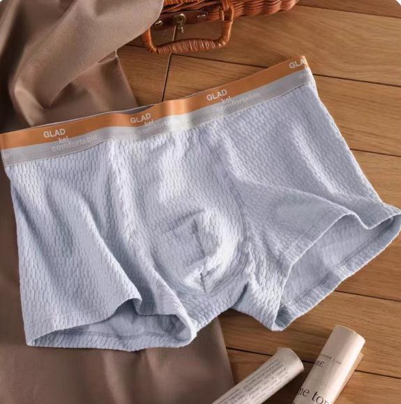 Men's Spring and Summer A Class Baby Cotton Cotton Anti Bacterial Flat Angle Underwear