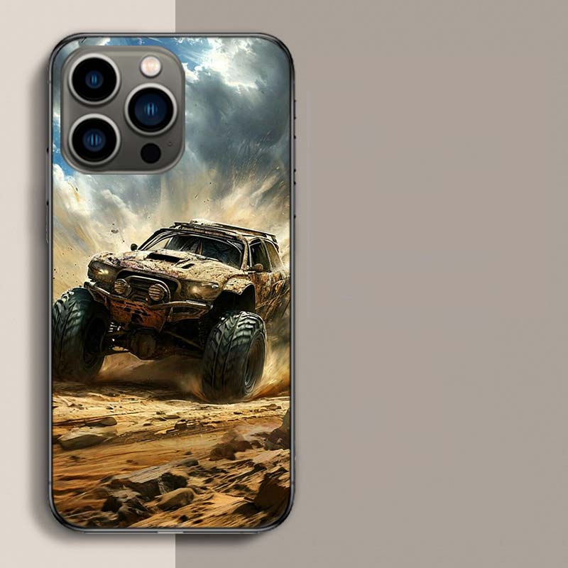

Off Road Vehicles in Muddy Mountains and Fields Phone Case For Iphone 17 Air 15 Pro 14 Plus 16 Pro Max 17E 16E 12 13 Mini 11 Co iPhone 12