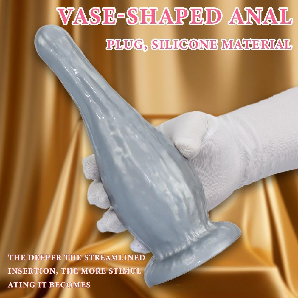 Silicone Penis Anal Plug SM Rear End Toy Male Female Adult Intimate Anal Play