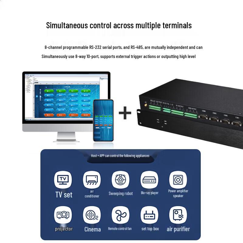 Yeren 8-Channel Programmable Central Controller for Conference Rooms
