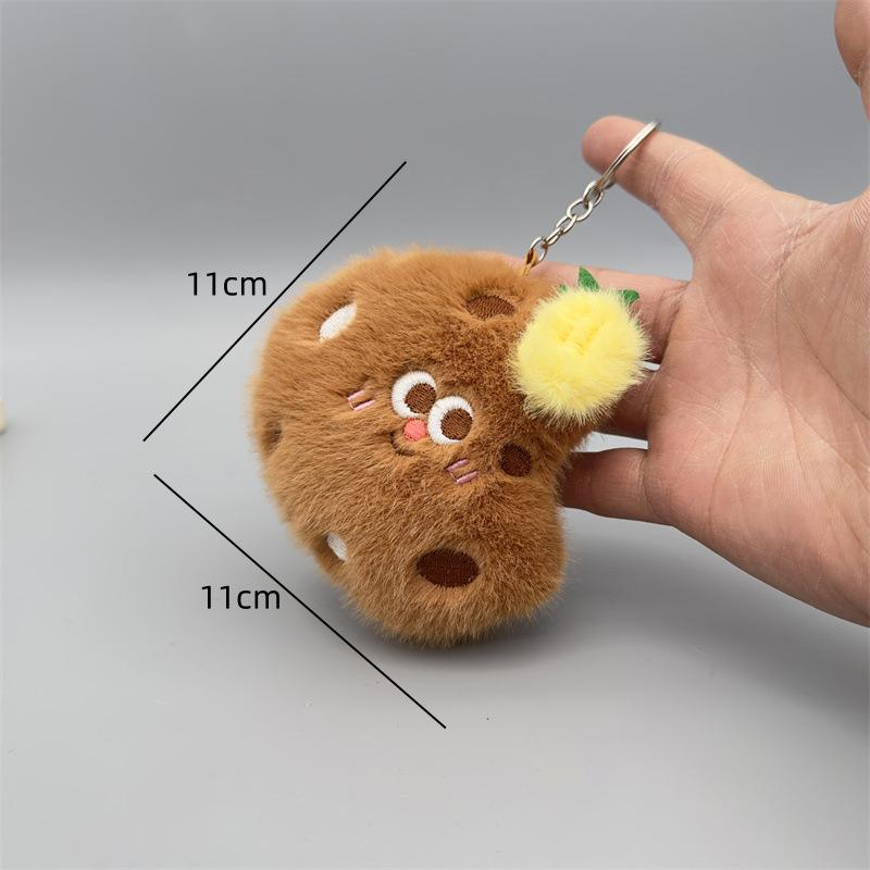 Кавайная еда плюшевая игрушка брелок креативный гамбургер круассаны булочка хлеб плюшевая кукла брелок украшение подвеска для рюкзака подарок