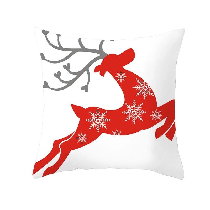 Christmas Themed Pillowcases Car Accessories Office Santa Claus Living Room Sofa Home Pillowcases