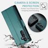 S24FE Magnetiskt Flippedfodral för Samsung Galaxy S24 FE Capa Plats för Kreditkort Läderfodral för Galaxy S24FE Funda