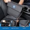Car Trapezoidal Seat Gap Organizer PU Leather Storage Box Auto Accessories For VW Scirocco Jetta Passat GTI Tiguan Sharan Touran