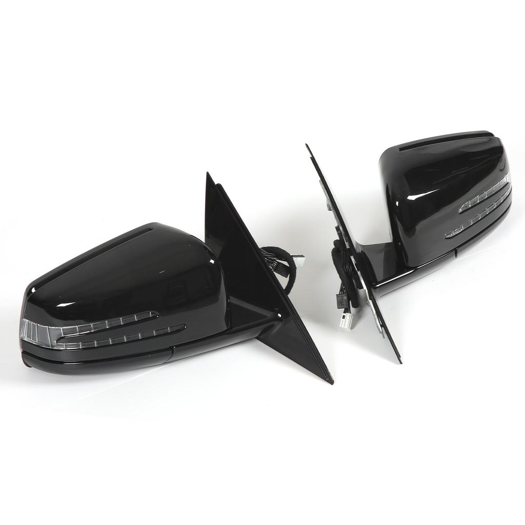 Side Power Door Mirror 2218100576 Heating Folding Turn Signal Mirror Replacement for Benz S Class W221 2007‑2013
