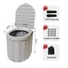 Portable Folding Outdoor Camping & RV Emergency Toilet