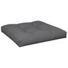 Vidaxl Pallet Sofa Cushions, 2 Pcs, Anthracite, Fabric