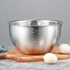 ZISIZ Stainless Steel Mixing Bowl with Silicone Base