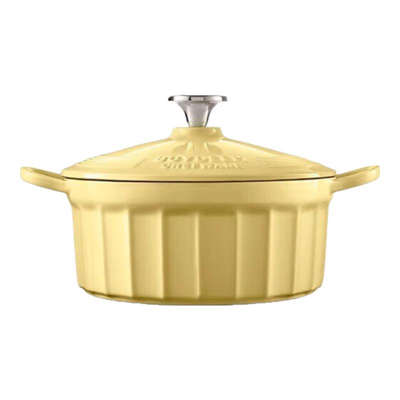 Buydeem Enamel Cast Iron Stew Pot 22cm