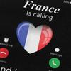 La Francia Chiama e Devo Andare T-shirt da Uomo Tshirt Moda Regalo San Valentino Maglietta T-shirt Bandiera Francese