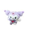 Cute Kuromi & My Melody Plush Pendant Keychain - Backpack Ornament Doll