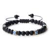 Unisex Handwoven Evil Eye Commuter Bracelet