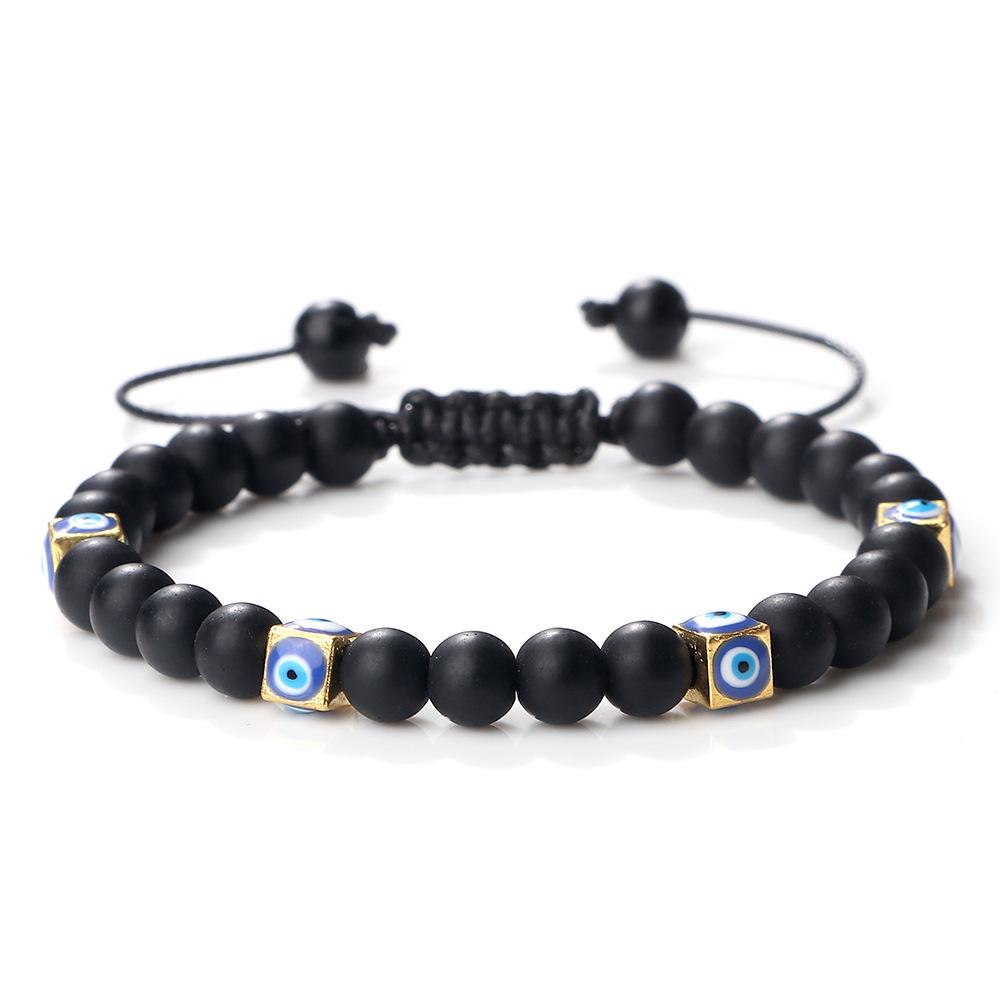 Unisex Handwoven Evil Eye Commuter Bracelet