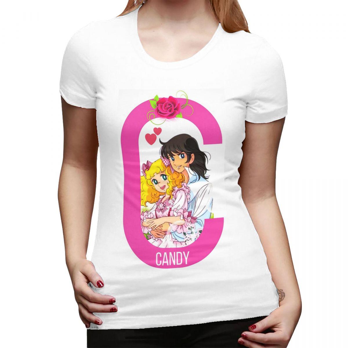 Cute Girl And Amp Boy Candy Candy And Terry Anime Unisexga TShirt for Women T Shirts Womens Short Sleeve Summer Clothes Tops S
