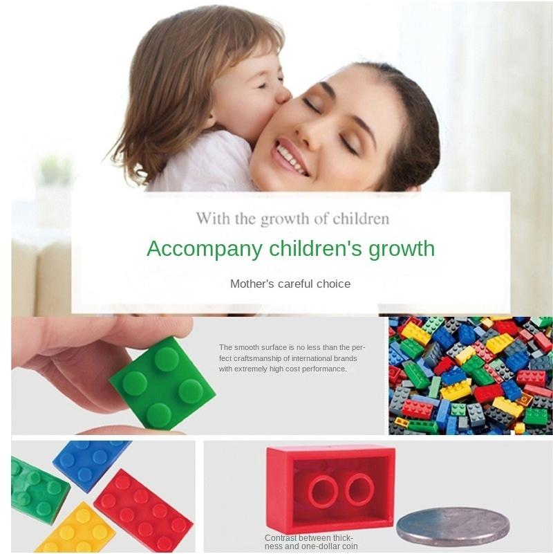 Kinder Baustein Spielzeug 1000 stücke Kreative Pädagogische Bau Groß DIY Bausteine Montessori Kleine Granulat Spielzeug