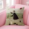 Fashion Sam Toft Cushion Cover Natural Linen Pillow Case Double-Sided Print Decorative Sofa Pillowcase Home Decor Gift