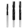 2 Flutes Carbon Steel Lockhole Saw Cutter 1/2Inch Shank for Woodworking and Hinge Boring Drilling Applications
