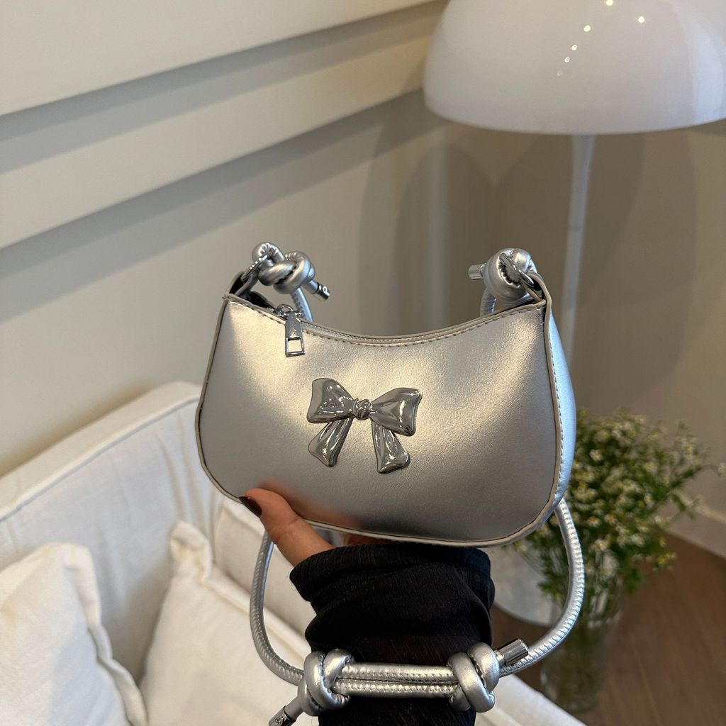 Pu Material Small Square Bag With Zip Closure For Daily Casual Street Style