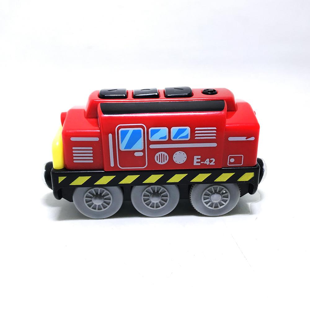 Updated style Kids Electric Train Toys Magnetic Slot Diecast Electronic Toy Birthday Gifts For Kids Fit track wooden track W615