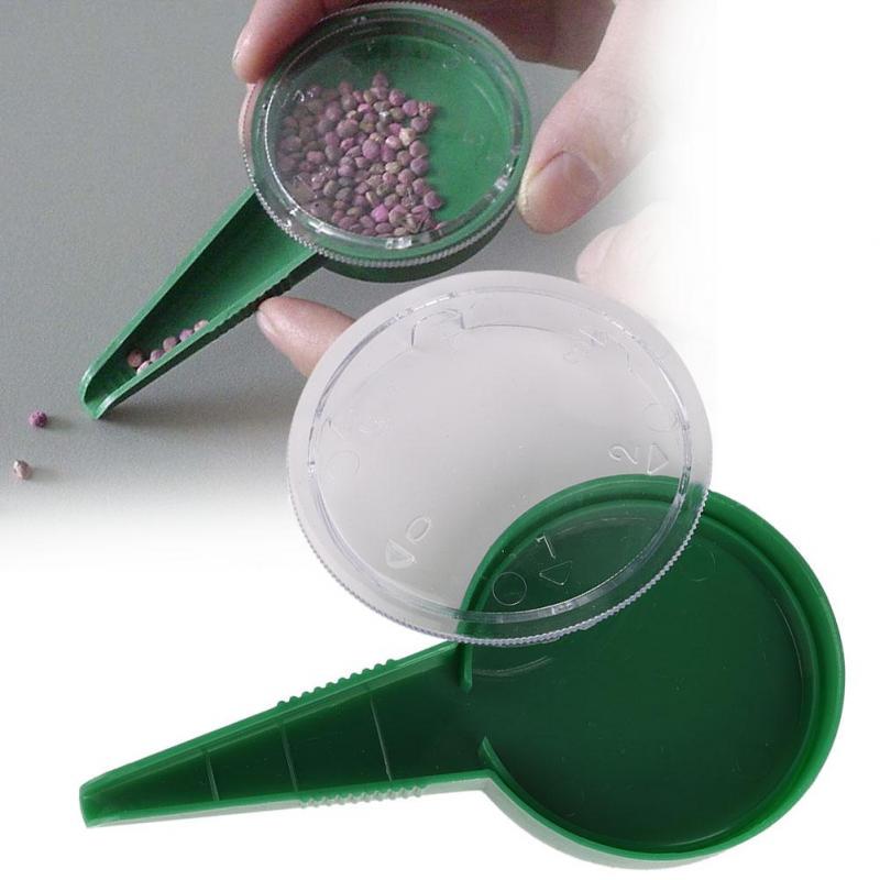Jeffergarden Plant Seeder Spreader Seed Planter Garden 2Pcs Adjustable Manual Seeding Tool for Gardening Farming