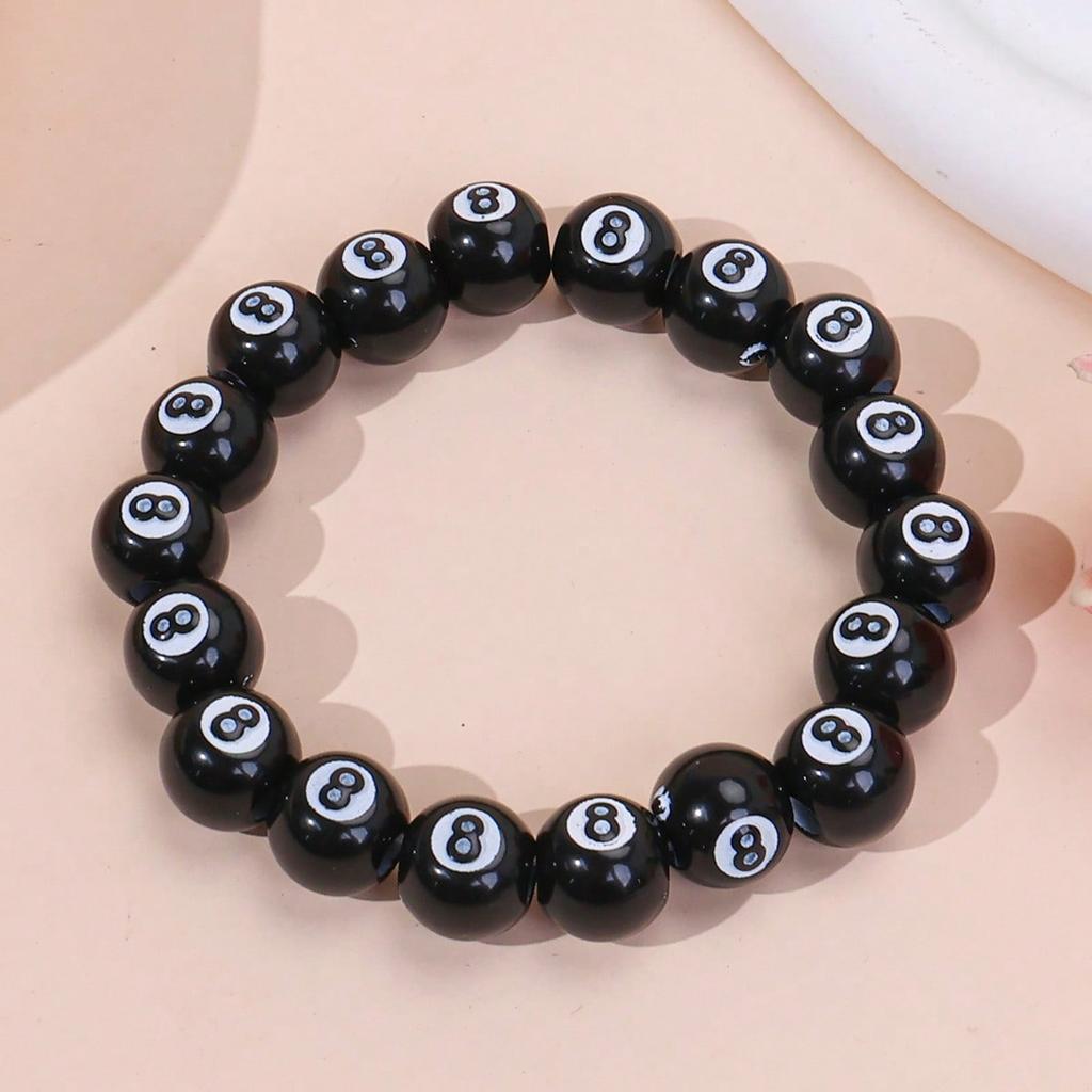 1pc Bohemian Niche Design Rugby-Shaped Fashionable Classic Sports Enthusiasts Versatile Bracelet