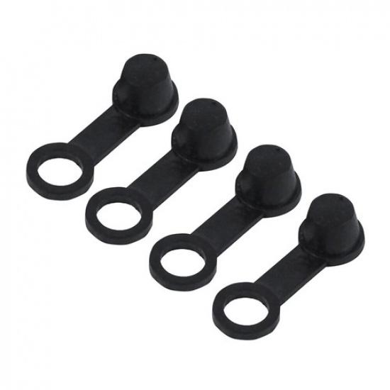 8x For Car Motorcycle Brake Caliper Bleed Nipple Screw Dust Cap Rubber Cover 8mm
