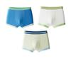 English Bolun Boys' Underwear Lycra Pure Cotton Antibacterial Boys' Quadrangle Shorts Triangle Shorts Three Pair Set