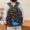 Backpack Large Capacity Cartoon Dinosaur Forklift Simple Schoolbag Girls Boys