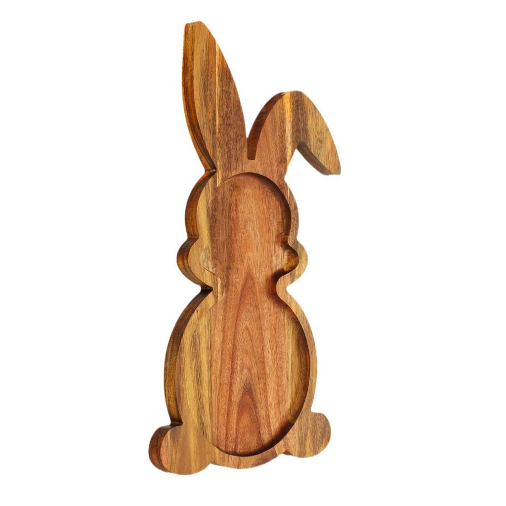 Wooden Rabbit Tray Made Of Reusable Wood Adds Artistic Touch To Dining Table Dry Fruit Serving Tray