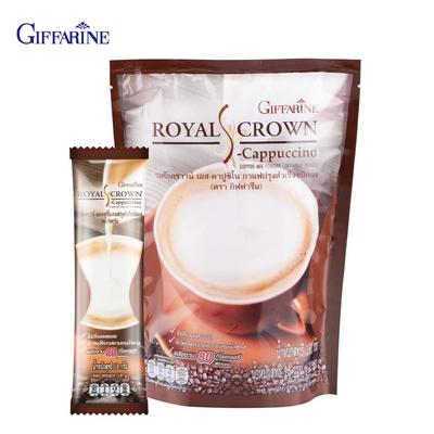 Giffarine Royal Crown S-Cappuccino Coffee Mix Powder 10 Sachets 41214- Thai