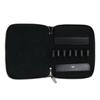 ROMEO Pen Case, Crocodile Emboss Collection, 6-Pen Capacity, RLC37 BK, Black, 180x145x23mm