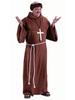 Medieval Monk Robe Adult Cosplay Costume for Halloween Standard One Size Size