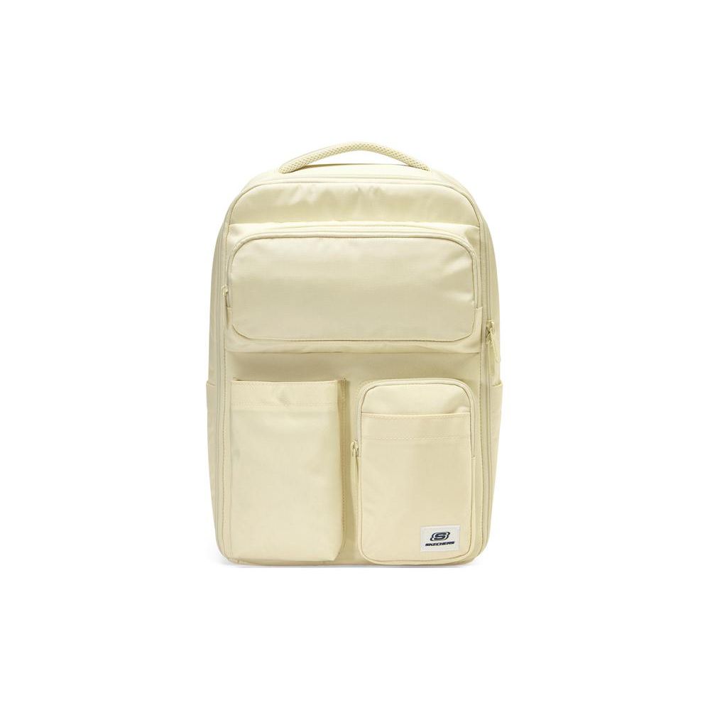 Skechers Adjustable Shoulder Strap Fabric Backpack Unisex Backpacks Light-Sand-Yellow L124U072-01LU Light Sand Yellow,Medium