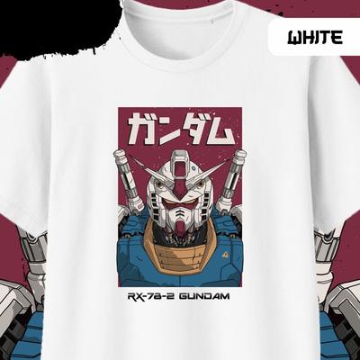 2026 Mobile Suit Gundam Fashion Anime TShirt Unisex Graphic Parentchild Tee Summer Short Sleeve Casual Top Soft Streetwear