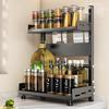 Multi-functional Kitchen Countertop Rack: Chopstick, Knife, and Seasoning Holder