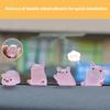 Creative Cartoon Figure Duck Model Decoration Cute Little Pigs Car Center Console Dashboard Ornament Decors