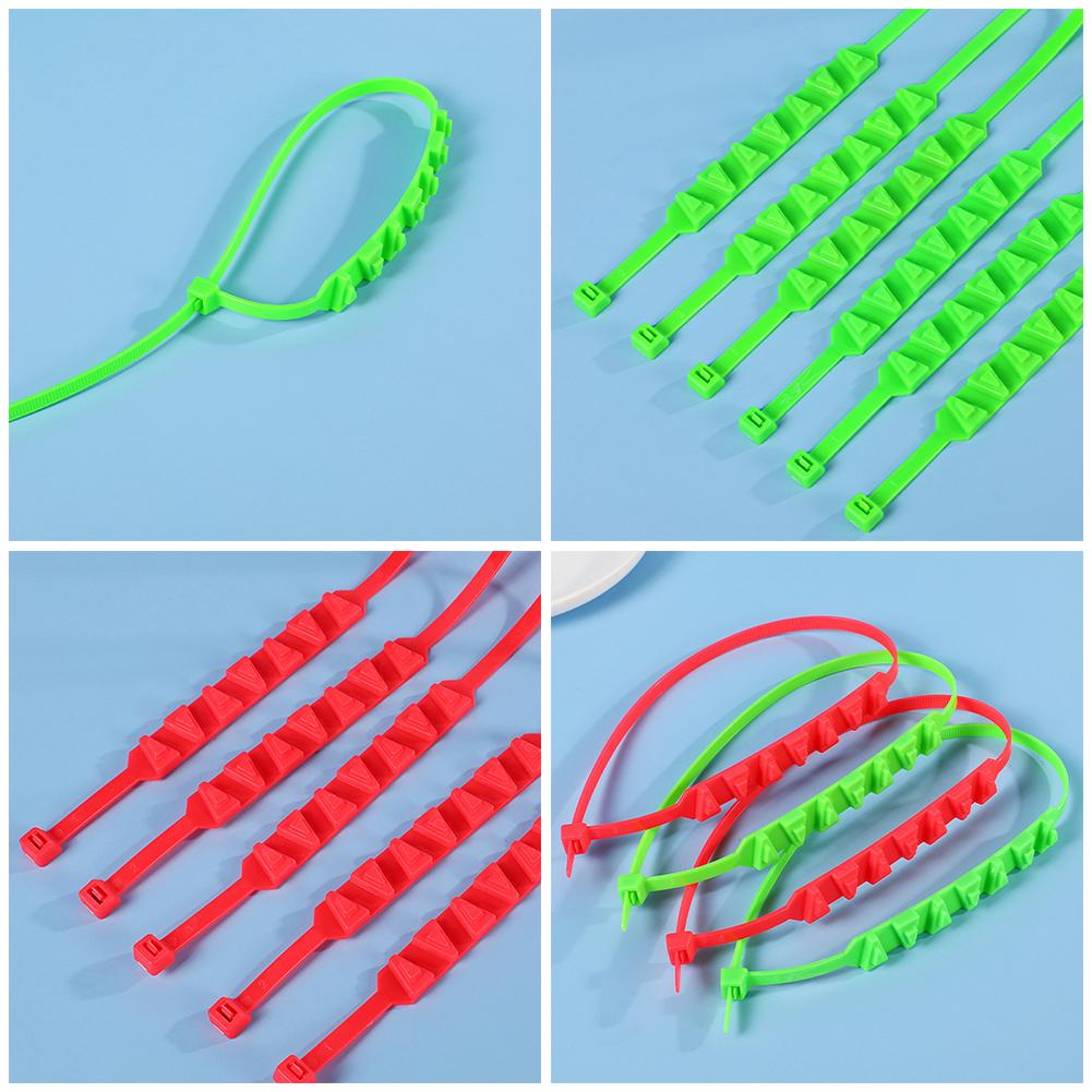 10Pcs Anti-Skid Chains for Motorcycles Bicycles Winter Tire Wheels Non-slip Cable Ties Motorbike Emergency Tire Chain Tool