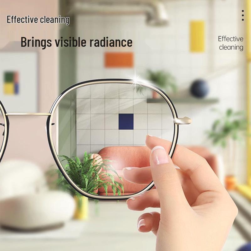 Eyeglass Wet Wipes - Lens Cleaning, Quick-Drying, Disposable Cloths for Decontamination & Degreasing