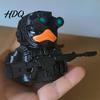 Trendy Military Desktop Decor Tactical Night Vision Duck Figurine Cool Statue Desk