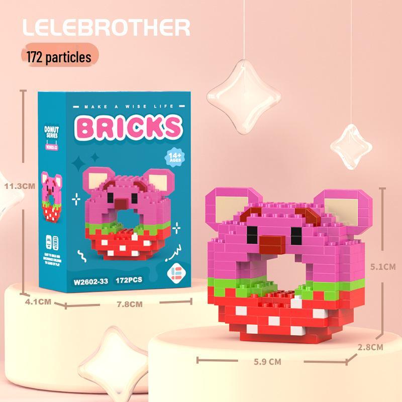 Compatible Lego Micro Building Block Cartoon Figurines - Children's Educational Desktop Toys