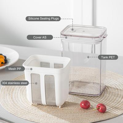 1100ML Yogurt Filter Food Strainer Greek Yogurt Machine Screen Cold Extraction Whey Separation Tools Cheese Moisture Seperator