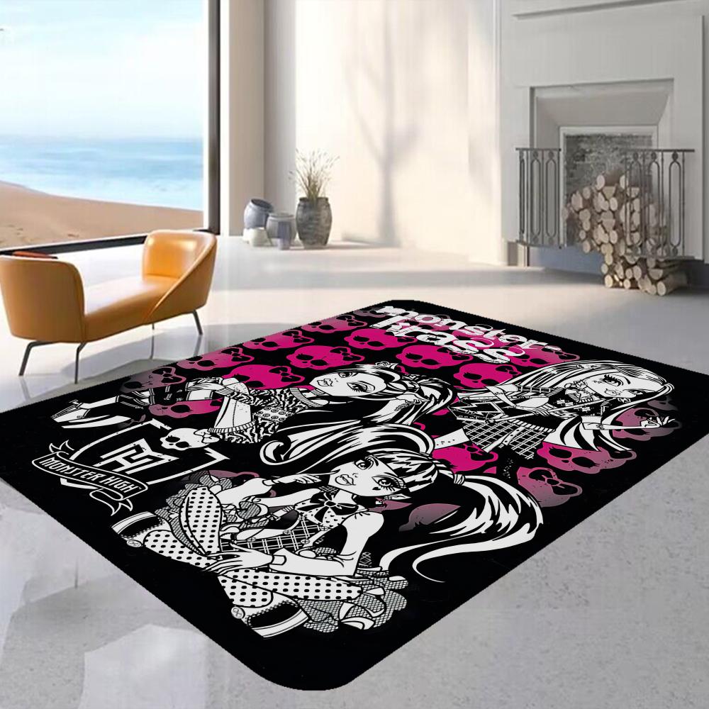 

M-Монстр Мультяшний Високий Килимок для Підлоги Килим для Підлоги Дитяча Кімната Спальня Декорація Балкон Протиковзкий Придверний Килимок Вітальня Готель Декор Килимок 40x60cm