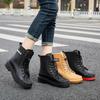 Stylish Non-Slip Waterproof Rain Boots for Adults with Thick Sole and Added Velvet Lining.