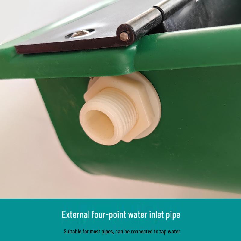 Automatic Thickened Plastic Drinking Bowl with Float Ball for Cattle and Horses